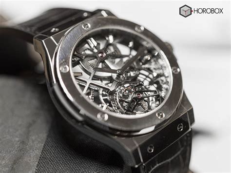 do all hublot watches have skeleton backs|Hublot skeleton tourbillon.